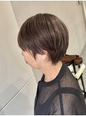 くびれヘア/アプリコットオレンジ/ハイライトカラー/天王町0701