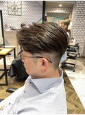 センターパート×フェザーパーマ（7月）