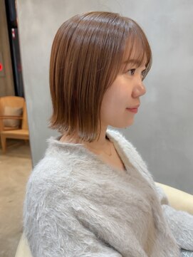 ロンド エスポワール 錦糸町(Lond espoir) ラベンダーミルクティー/暗めカラー/ブリーチなし/ボブ/錦糸町