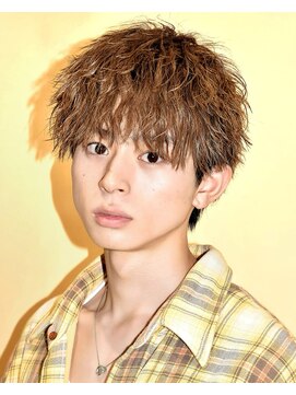 オーシャントーキョーオーバー 渋谷(OCEAN TOKYO OVER) メンズ波巻きツイスパニュアンススパイラルスパイキーショート