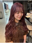 【シノハラナルミ】艶髪ブラウンアッシュ/巻き髪ロング