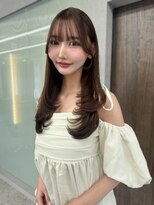 ボタン ハカタ(VOTAN hakata)&nbsp;博多/顔周りカット/レイヤー/チョコレートカラー