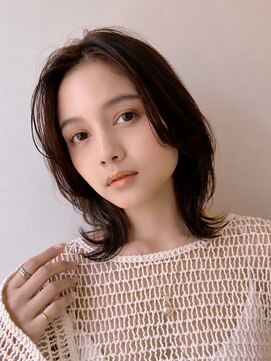 サンドイエナ 横浜店(sand yena) ボブディオリーブベージュ髪質改善縮毛矯正フェイスレイヤー