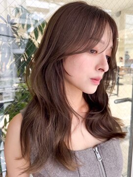 ヘアサロン リボーン(Hair salon Reborn) 王子駅レイヤーカット グレージュ