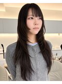 ハッシュカットシャギーレイヤーカットロングレイヤー大阪梅田