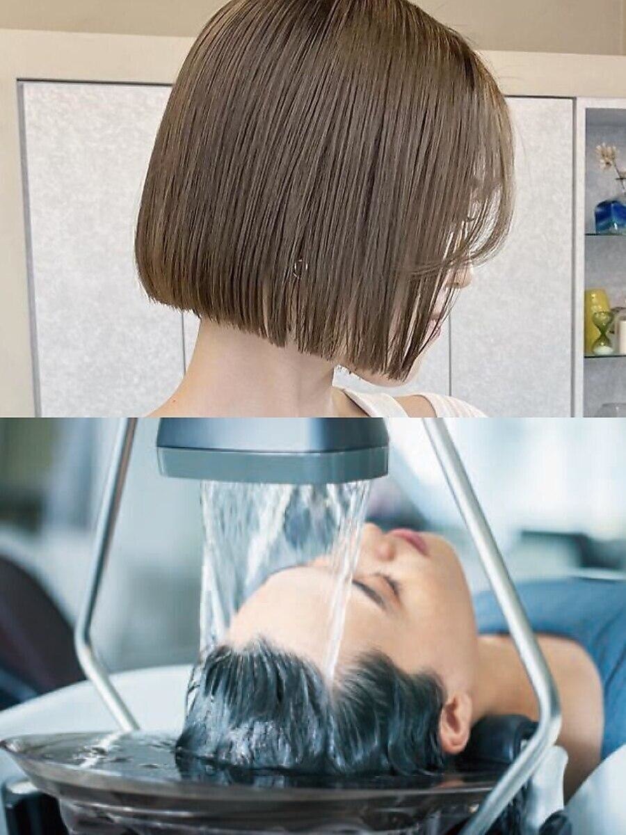 【5月限定☆】カット+トリートメント+頭浸浴\8500