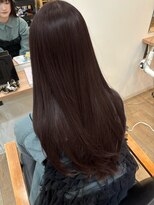 サク 田町芝浦(Sac.)&nbsp;齊藤豪　ショコラブラウン　ロングレイヤー