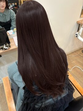 サク 田町芝浦(Sac.) 齊藤豪　ショコラブラウン　ロングレイヤー