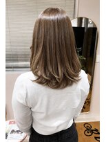 ヘアサロンラルガ 下曽根店(Hair salon Raruga)&nbsp;ベージュ/レイヤーボブ/レイヤーカット/ケアブリーチ