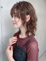 カバーヘア ブリス 上尾西口店(COVER HAIR bliss)&nbsp;秋カラーブリーチなし韓国風ミディアムデジタルパーマp上尾