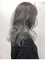 ベニス(VENICE)&nbsp;ブルーグレー×質感ロング