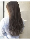 【ブリーチなしでハイ透明感×フェザーロング】 柳本麻守