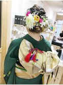 成人式着付けヘアセット【ヘアアレンジ　立川/立川南/八王子】