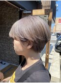 大人ハイトーンショート