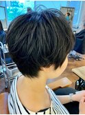 ●大人かわいい小顔ひし形ショートボブ20代30代40代