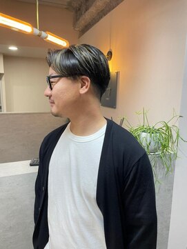 フラッグ ヘアー 天神西通り店(Flag HAIR) 大人のメッシュスタイル