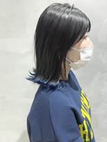 ビューティーマーケット アングゥ イオンモール名取(BEAUTY MARKET ungu)&nbsp;裾カラーblue