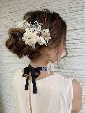 オーシャン(Ocean) [OCEAN Hair&Life藤原純] ローシニヨンヘアアレンジ☆