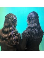 リエラ 新宿(RIERA)&nbsp;ハーフアップお団子