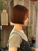 アルク(alku)&nbsp;オレンジブラウン×ミニボブ