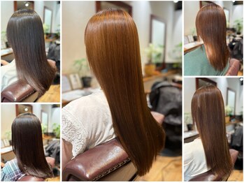 スナッグヘアー(Snughair)の写真/クセ毛でお悩みの方必見！大人気の髪質改善トリートメント×縮毛矯正で、憧れのサラ艶美髪へと導きます＊