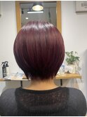 秋色ショートヘア