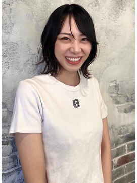 カルペ ディエム(CARPE DIEM) ミニボブ×バレイヤージュ