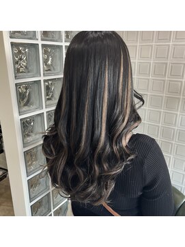 ボアップ 新居浜店(boappu) #プルエクステ #ハイライトカラー #デザインカラー