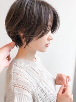 前髪 アンブレラカラー こなれミディ イメチェン ウェーブパーマ