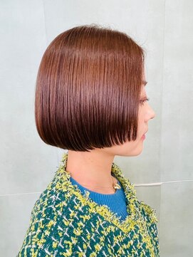 イーストハムヘッドショップ(EAST HAM head shop) ショートボブ/透明感ローズブラウン