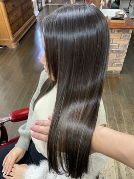 ２丁目３番地美容室の写真/髪質改善TR【サイエンスアクア】導入店舗！水の力で髪を保湿しうる艶髪へと導く☆