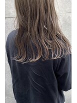 パーミル ルモ クマモト(permille ‰ LUMO Kumamoto)&nbsp;グレージュ×セミロング