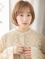 カバーヘアアンドスパ ブリス 浦和(COVER HAIR&SPA bliss) 細めハイライトカラー顔周りレイヤーカット小顔丸みボブY浦和