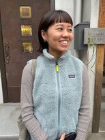 カンナ オーガニック ヘアデザイン(CANNA ORGANIC & HAIR DESIGN)&nbsp;オン眉ワイドバングボブ