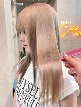 ゼスト クレス(ZEST Cres) 【立川CRES三木】ミルクティブロンド