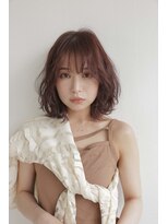 メルカ 天王寺(melca.)&nbsp;ぱっつんボブ/顔まわりカット/ブリーチなしダブルカラー