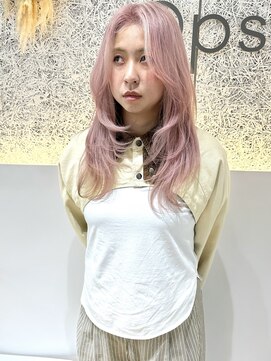 オプス 大名店(Ops) ◆大人女子が選ぶ×ハッシュレイヤー×ピンクベージュ