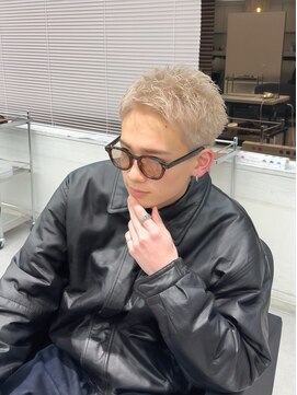メンズペレ 渋谷(MEN'S PELE) MEN’S/リバースセンターパート/ニュアンスパーマ/渋谷