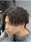 縦落ちツイストスパイラルセンターパート