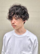 ヘアー アイス ルーチェ(HAIR ICI LUCE) 無造作パーマ スパイラルパーマ 2ブロック 黒髪ヘア ストリート