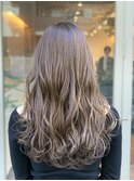 【Lotus hair design】Aラインアッシュベージュ