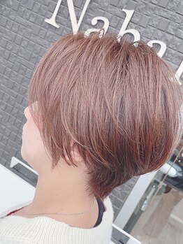 ヘアーデザイン ナバル(Nabal)の写真/【カット+カラー¥11550】どの角度から見ても◎ショートを誰よりも似合わせる計算された技術に大満足♪
