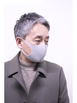 ヨシザワインク ハコザキ 水天宮前 日本橋人形町(YOSHIZAWA Inc.HAKOZAKI) 50代60代モテ髪！ビジネスアップバングスタイル