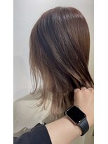 リー 京橋(Lee)&nbsp;【Lee京橋】 マロンベージュ×外ハネ