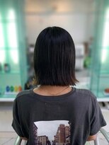 ミューズ 新小岩店(HAIR&NAIL MUSE)&nbsp;外ハネボブマチルダボブフェイスフーレミングイヤリングカラー