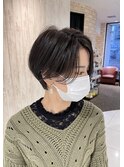 暗髪大人ショート☆