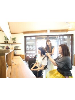 《個室有》女性スタッフのみなので、女性特有のお悩みも周りを気にせず、お気軽にご相談下さい＊