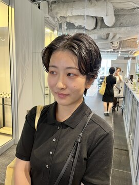 カフ(CAF) CAF FUKO/毛流れパーマ/ハンサムショートパーマ/大阪/心斎橋