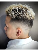 ヒロギンザ 新橋銀座口店(HIRO GINZA) ハイトーンツイストフェードスタイル