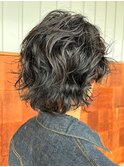 無造作パーマ